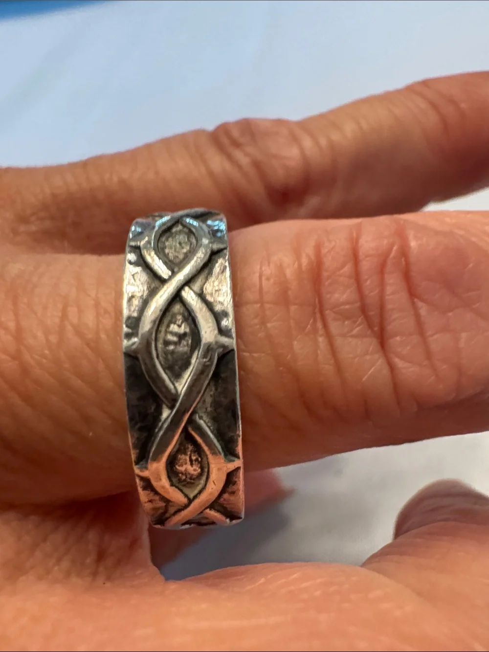 James Avery Retired  Sterling Silver Band Ring Crown Of Thorns